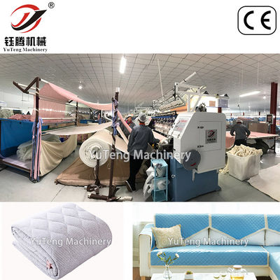 Computerized Quilting Embroidery Machine Bed Cover Making Machine Multi Needle Shuttle Quilting Machine