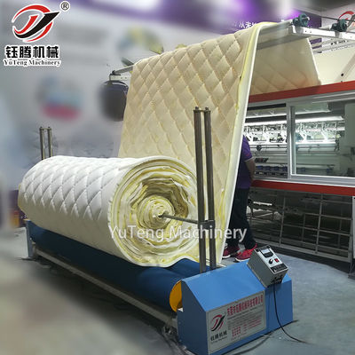Mattress Panel Rolling Textile Quilted Fabric Winding Machine Device