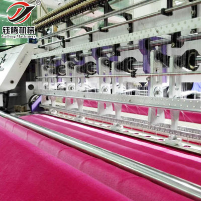 245cm Wide Multi Needle Quilting Machine YGB96-2-3 Model For Heavy Quilts 4500 Kg Capacity