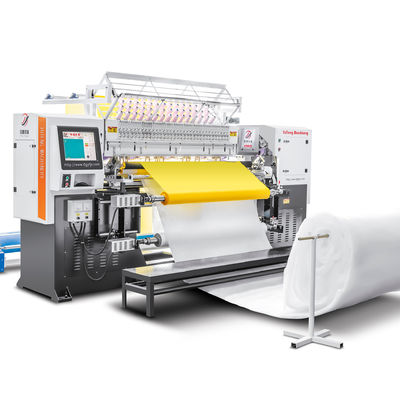 Excellent Computerized Rotary Hook Quilting Embroidery Machine Making Textile Leather Seat Cover