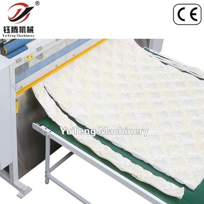 Automatic Computerized Cutting Machine with 1.7" Touch Screen, Hidden Slitting Blades, and Electric Controls for Tape Edge Mattress
