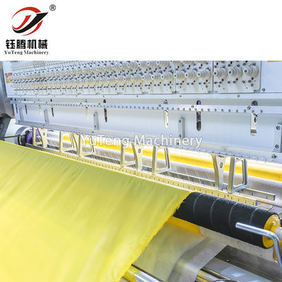 Excellent Computerized Rotary Hook Quilting Embroidery Machine Making Textile Leather Seat Cover