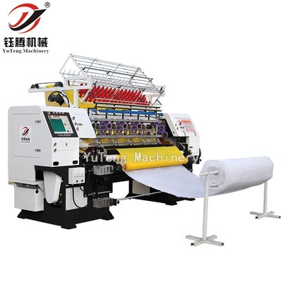 High Speed Computerized Multi-needle Lock Stitch Quilting Machine with 100-1000 RPM and 25mm Max Sewing Thickness