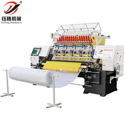 High Speed Computerized Multi-needle Lock Stitch Quilting Machine with 100-1000 RPM and 25mm Max Sewing Thickness