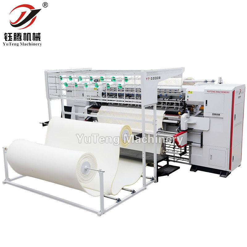 High Speed 1200 RPM Multi Needle Quilting Machine with 2450mm Quilting Width and 80mm Quilting Thickness