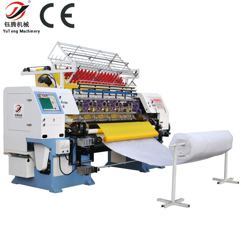 245cm Wide Multi Needle Quilting Machine YGB96-2-3 Model For Heavy Quilts 4500 Kg Capacity