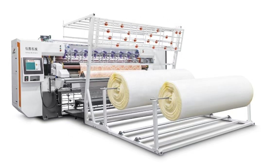 Industrial Ultra High Speed Non Shuttle Multi Needle Quilting Machine For Making Mattress