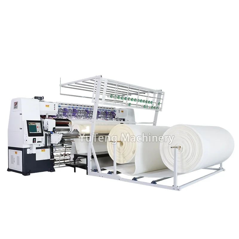 Automatic Computerized Quilting Machine with 2450mm Quilting Width, 100-1000 RPM Speed, and 8cm Maximum Thickness