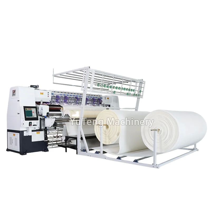 Automatic Mattress Production Machine For Comfortable Quilting Up To 2450mm Wide