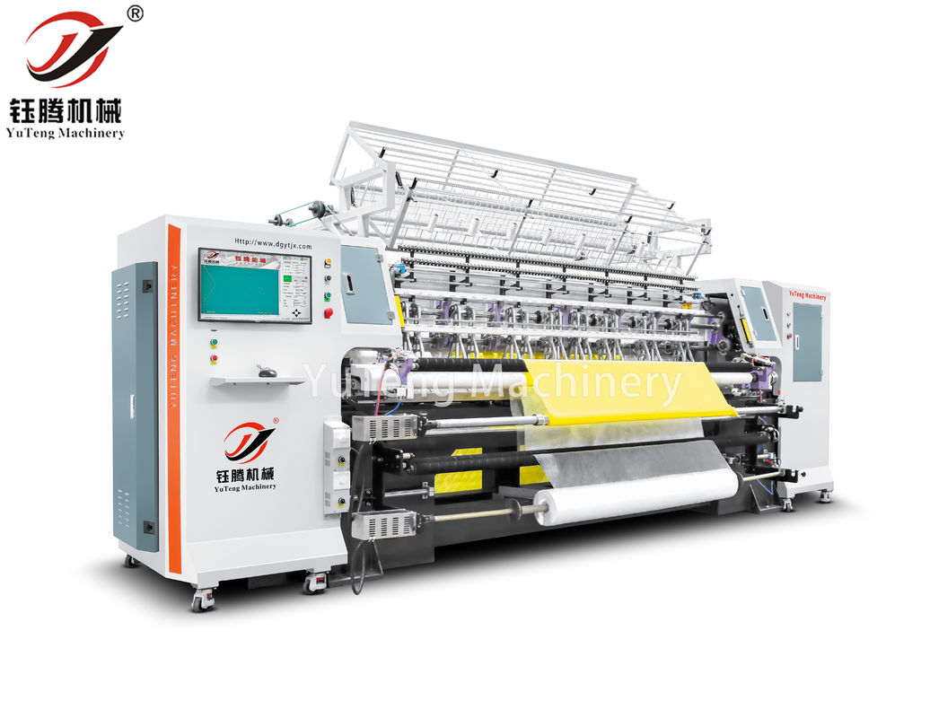 Computerized Lock Stitch Quilting Machine with 20-200 m/hour Production Speed, 1650/2000/2450MM Quilting Width, and 100-1400 rpm Adjustable Speed