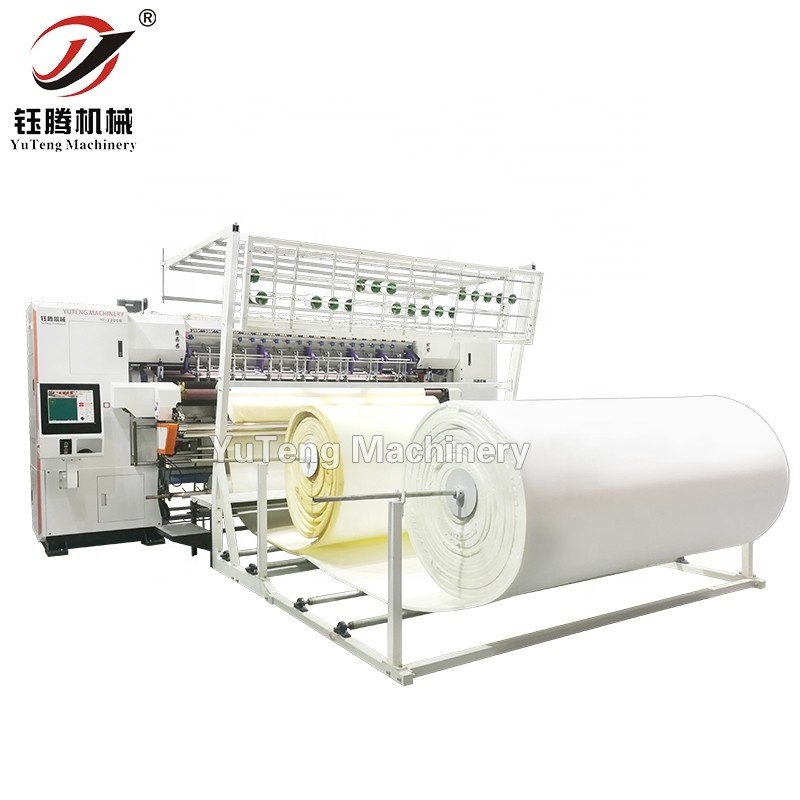 Continuous Lock Stitch Computerized Chain Stitch Quilting Machine 1200RPM